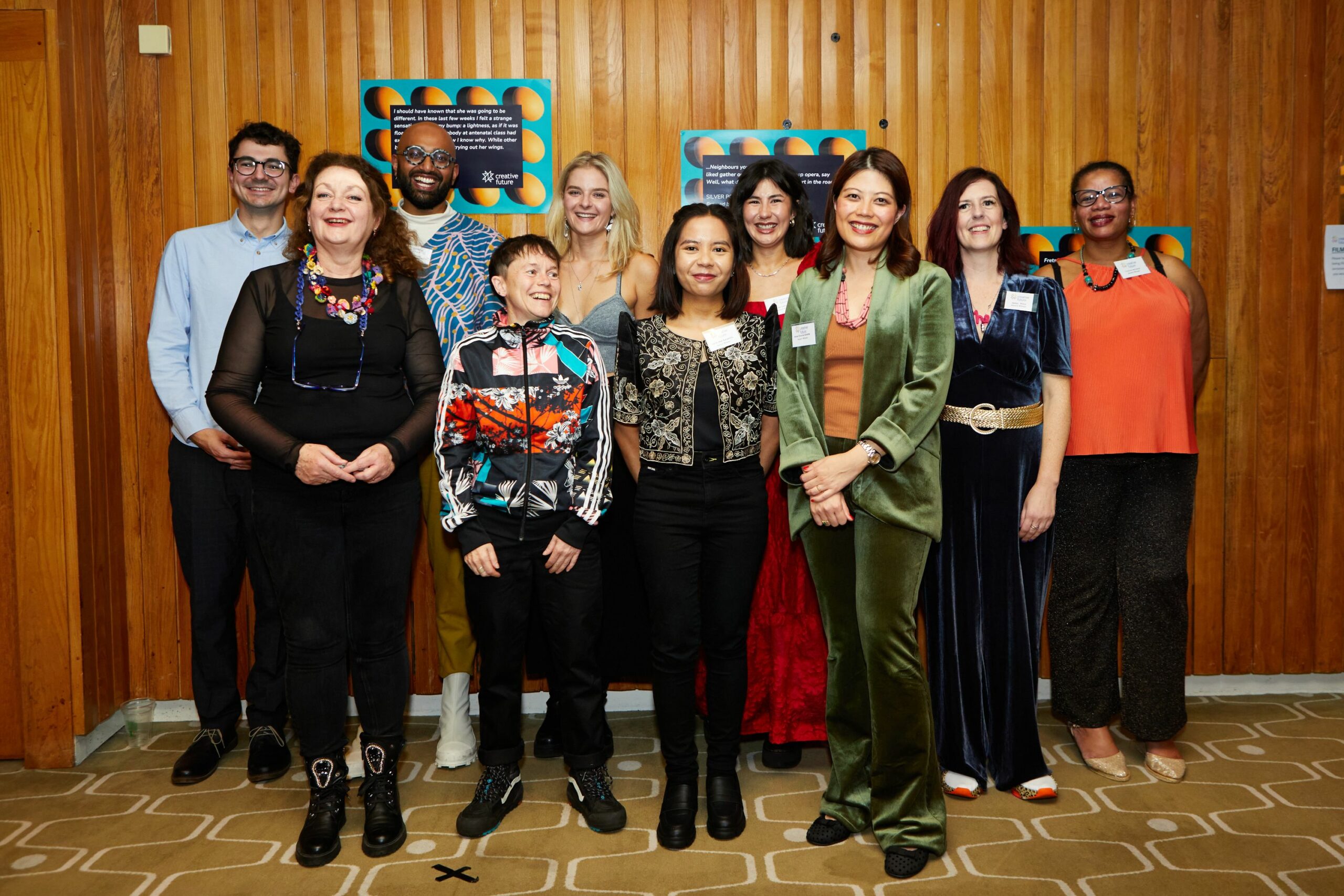 Our 2022 Writers' Award winners at Southbank Centre for our showcase. 